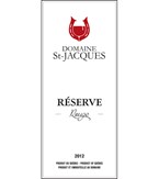 Réserve de StJacques Domaine StJacques 2012